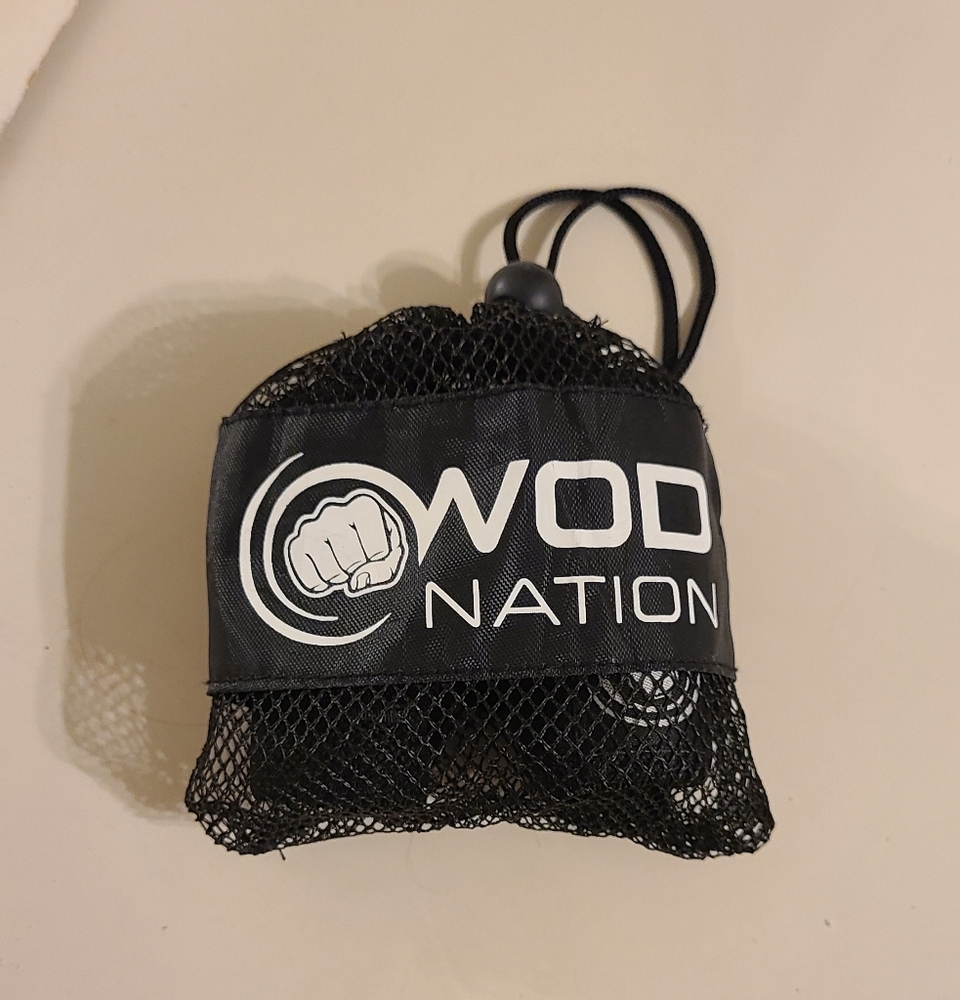 WOD Nation Black Mesh Wrist Supports